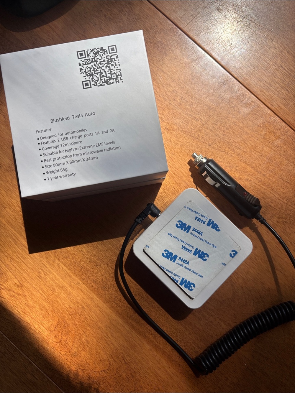 Blushield Tesla Auto EMF Protection Device - Picture 2 of 3